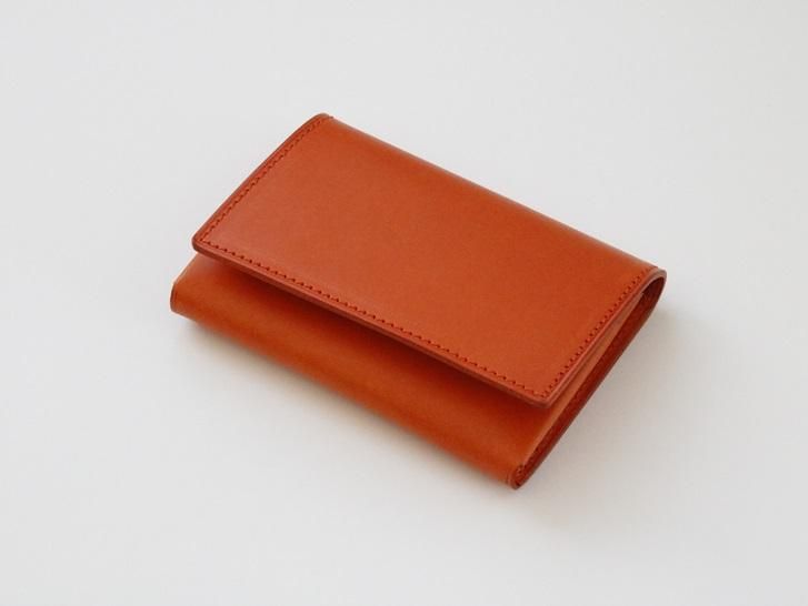 カンダミサコ 風琴（ふうきん）マチ名刺入れ｜オレンジ - 神戸派商店