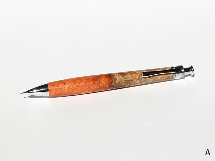 工房楔 花梨紅白 シャープペンシル0.5mm固定式口金付き Xa7KV49o0z ...