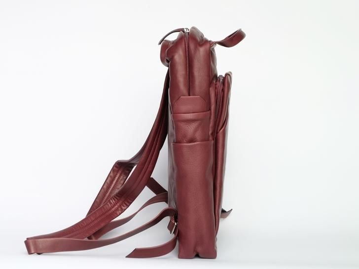 ル・ボナー　ペーパームーンリュック（デュプイカーフ／ダークブラウン）　ルボナー ル・ボナーさんより、今回は様々な皮革でのペーパームーンリュック！の