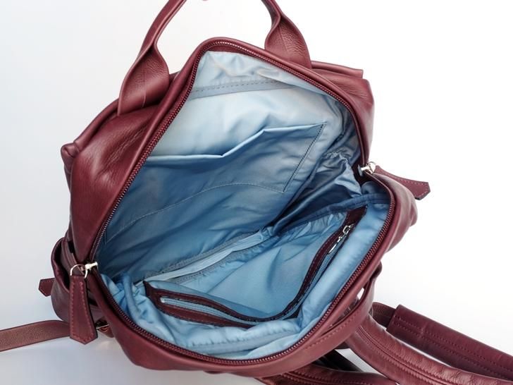 ル・ボナー　ペーパームーンリュック（デュプイカーフ／ダークブラウン）　ルボナー ル・ボナーさんより、今回は様々な皮革でのペーパームーンリュック！の