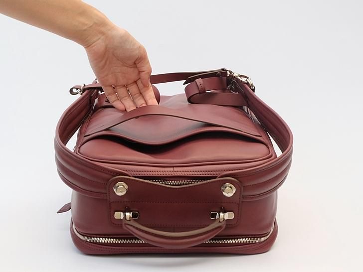 極美品 ル•ボナー Le Bonheur ビジネスバッグ ル・ボナー｜ビジィー・リュック ｜ネイビー - 神戸派商店