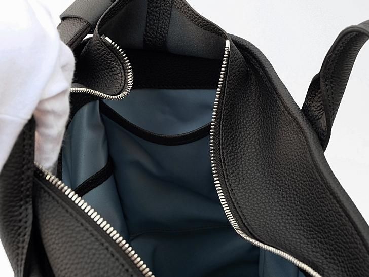 ル・ボナー｜パパス・トート（小）｜シュランケンカーフ ブラック