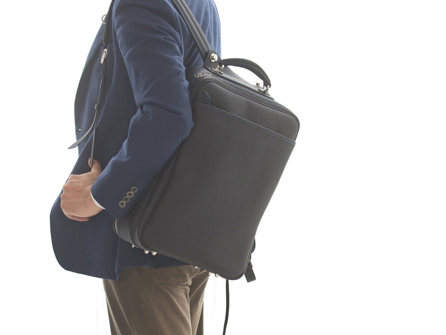 ル・ボナー｜ビジィー・リュック ｜ネイビー - 神戸派商店