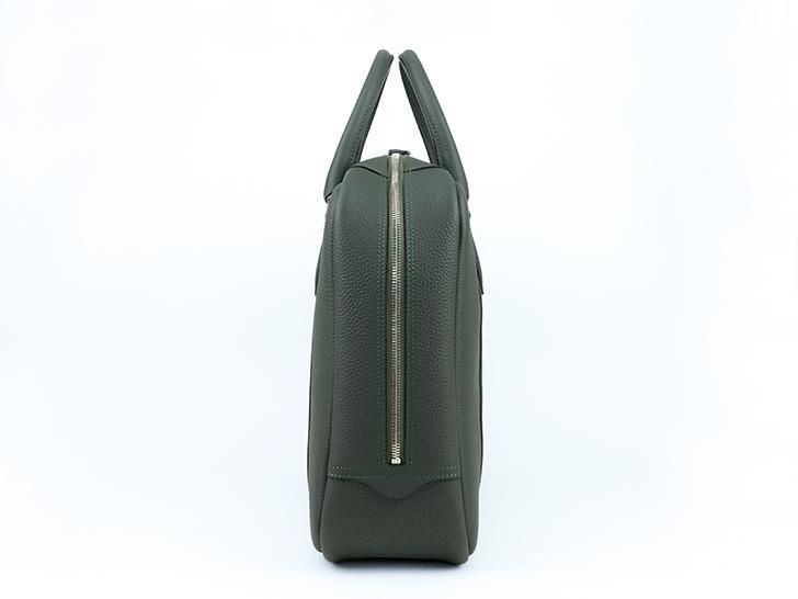 ル・ボナー｜コンフェ・ヴ（ブリーフケース）ダークグリーン - 神戸派商店