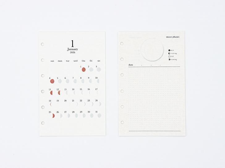 システム手帳リフィル｜ ミチル x GRAPHILO M6｜2026 - 神戸派商店