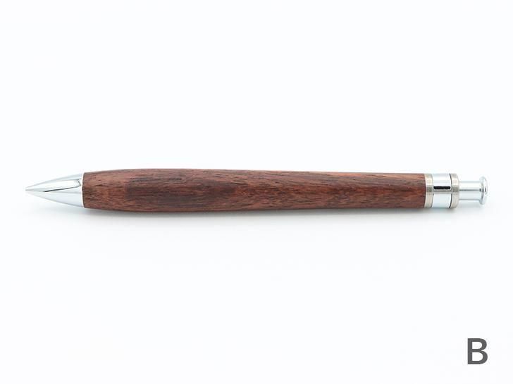 工房楔　ペンシル楔　楔　マダガスカルローズウッド 工房 楔 ローラーボール 水性ボールペン Mペン マグネット