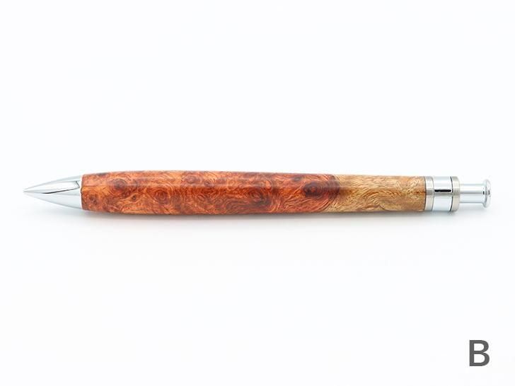 0.5mmペンシル楔｜花梨紅白 - 神戸派商店