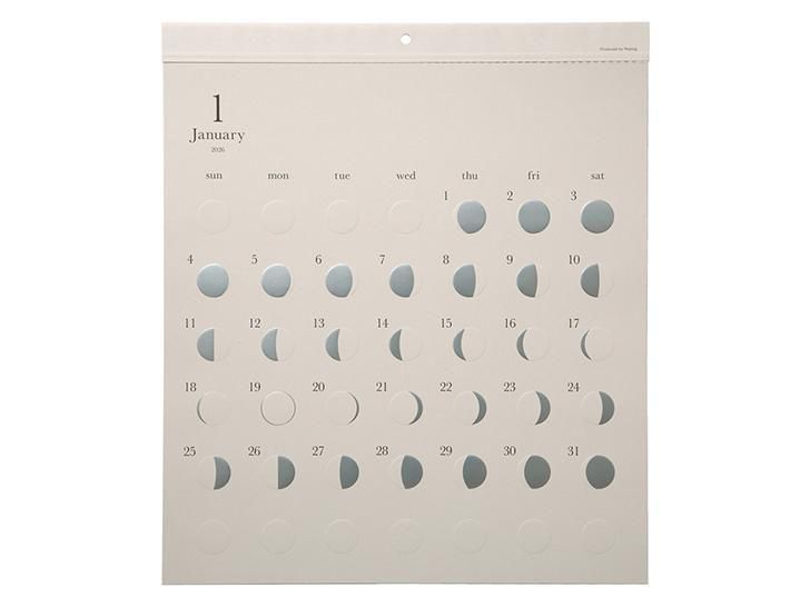 月の満ち欠けカレンダー ミチル oboro 2026 - 神戸派商店