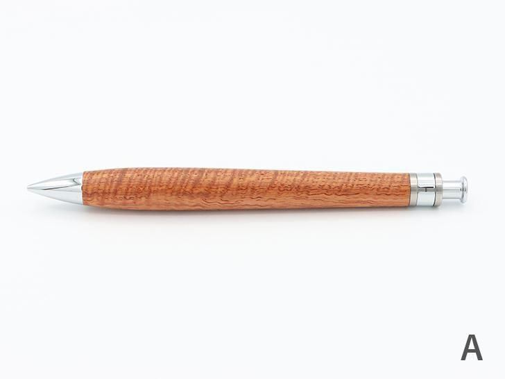 0.5mmペンシル楔｜花梨ちぢみ杢（真鍮パイプ） - 神戸派商店