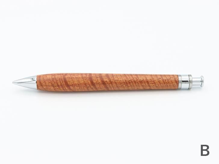0.5mmペンシル楔｜花梨ちぢみ杢（真鍮パイプ） - 神戸派商店