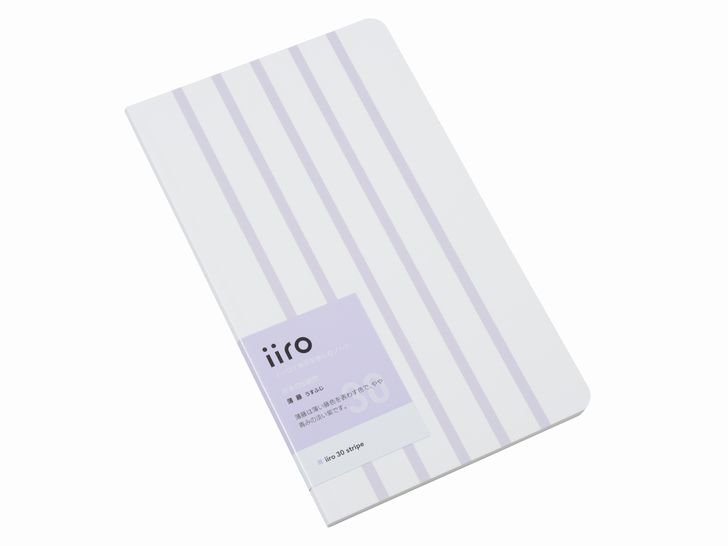 iiro 30 stripe｜薄藤(うすふじ)