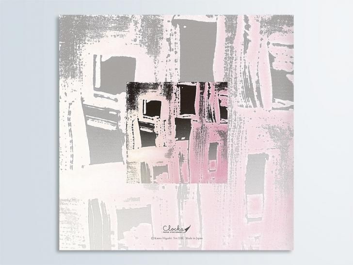 銅版画 : 有地好登「The scence of a lattice door」 深淵なる版画の