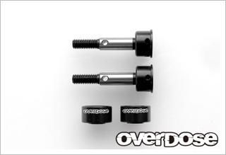 アルミワンピースアクスルシャフト 6mm(For OD/RWD フロント用