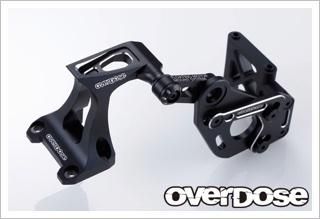 OVERDOSE フローティングモーターマウントシステム GALM用 ブラック フローティングモーターマウントシステム (for GALM / ブラック
