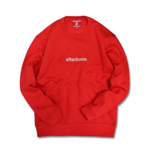 afterbase [EMBROIDERY LOGO] CREWNECK SWEAT