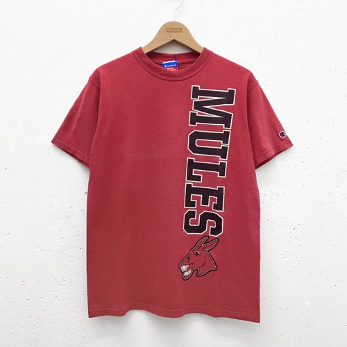 <img class='new_mark_img1' src='https://img.shop-pro.jp/img/new/icons23.gif' style='border:none;display:inline;margin:0px;padding:0px;width:auto;' />[USED] Champion MULES T-SHIRT