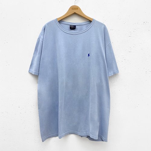 <img class='new_mark_img1' src='https://img.shop-pro.jp/img/new/icons23.gif' style='border:none;display:inline;margin:0px;padding:0px;width:auto;' />[USED] RALPH LAUREN T-SHIRT (SKYBLUE2)