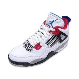 NIKE AIR JORDAN 4 RETRO SE (WHITE/BLUE-FIRE RED)