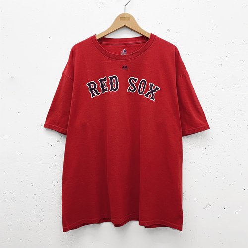 <img class='new_mark_img1' src='https://img.shop-pro.jp/img/new/icons23.gif' style='border:none;display:inline;margin:0px;padding:0px;width:auto;' />[USED] RED SOX majestic T-SH