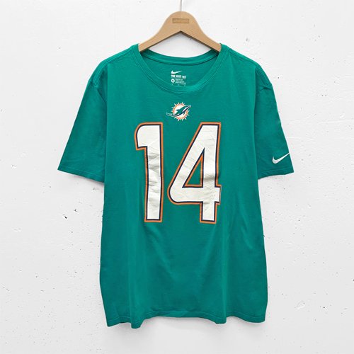<img class='new_mark_img1' src='https://img.shop-pro.jp/img/new/icons23.gif' style='border:none;display:inline;margin:0px;padding:0px;width:auto;' />[USED] MIAMI DOLPHINS LANDRY T-SH