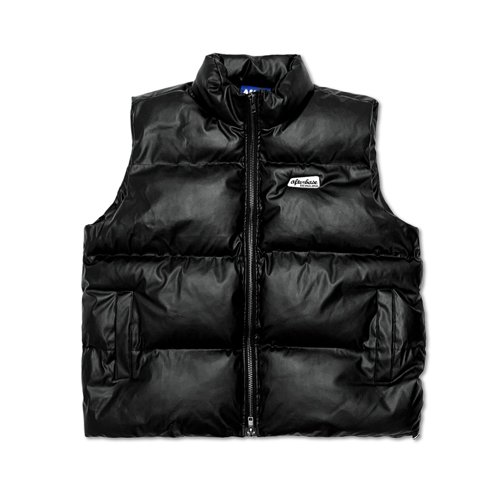 afterbase® PUレザーダウンベスト PU LEATHER DOWN VEST