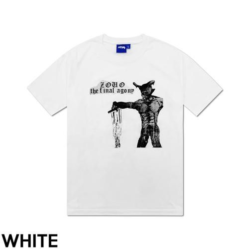 ZOUO Tシャツ S discharge A.F.P ブラックミーンズ　SDS afterbase® × ZOUO ティーシャツ T-SH - Black Dots
