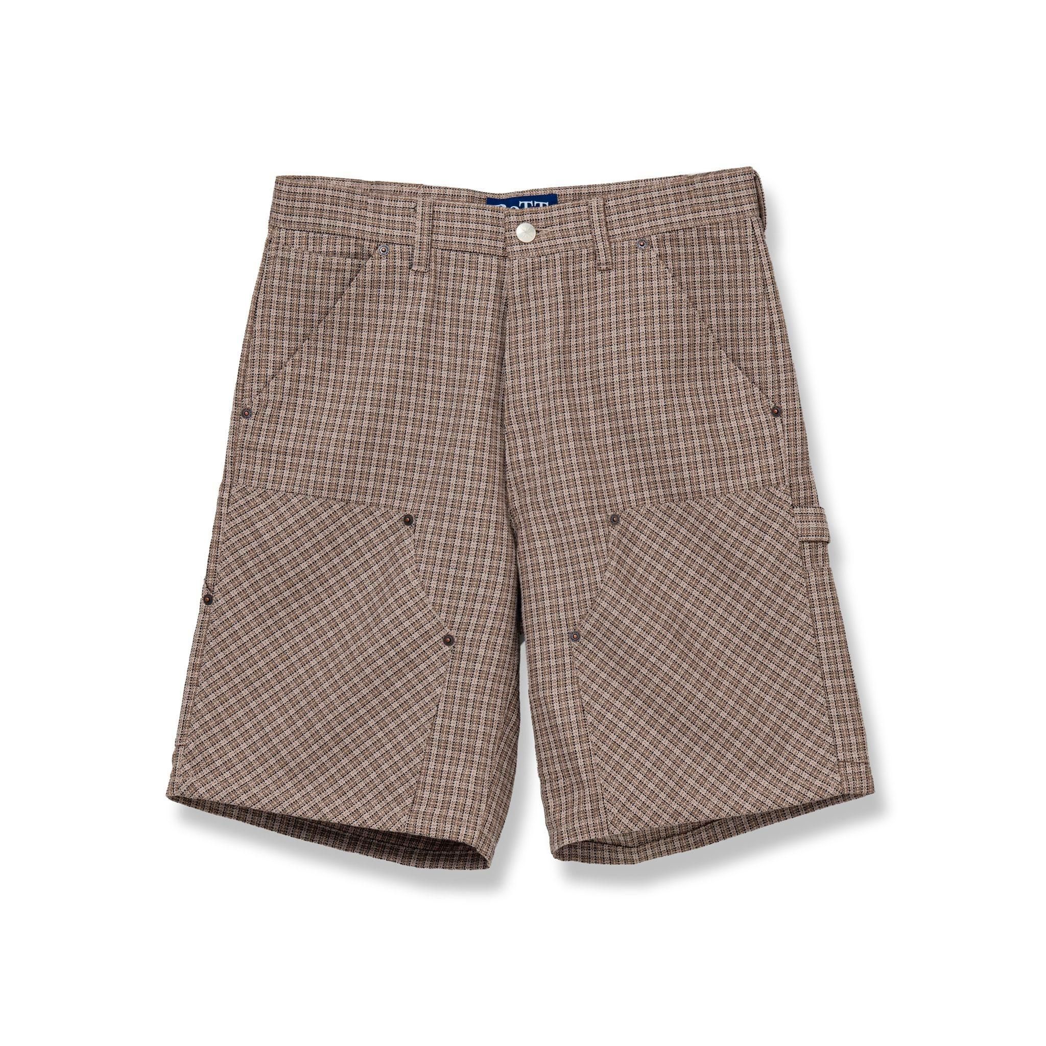 <img class='new_mark_img1' src='https://img.shop-pro.jp/img/new/icons5.gif' style='border:none;display:inline;margin:0px;padding:0px;width:auto;' />Plaid Double Knee Short