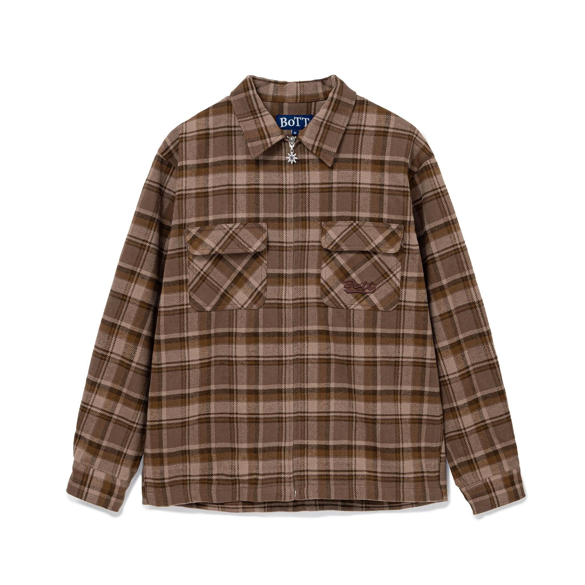 <img class='new_mark_img1' src='https://img.shop-pro.jp/img/new/icons5.gif' style='border:none;display:inline;margin:0px;padding:0px;width:auto;' />BoTT Zip-Up Flannel Shirt