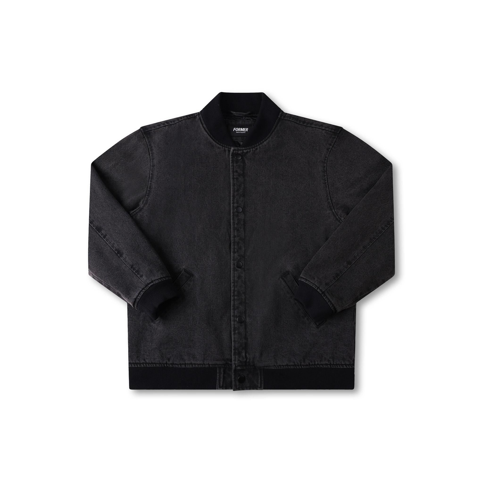 <img class='new_mark_img1' src='https://img.shop-pro.jp/img/new/icons5.gif' style='border:none;display:inline;margin:0px;padding:0px;width:auto;' />FORMER AG DENIM VARSITY JACKET