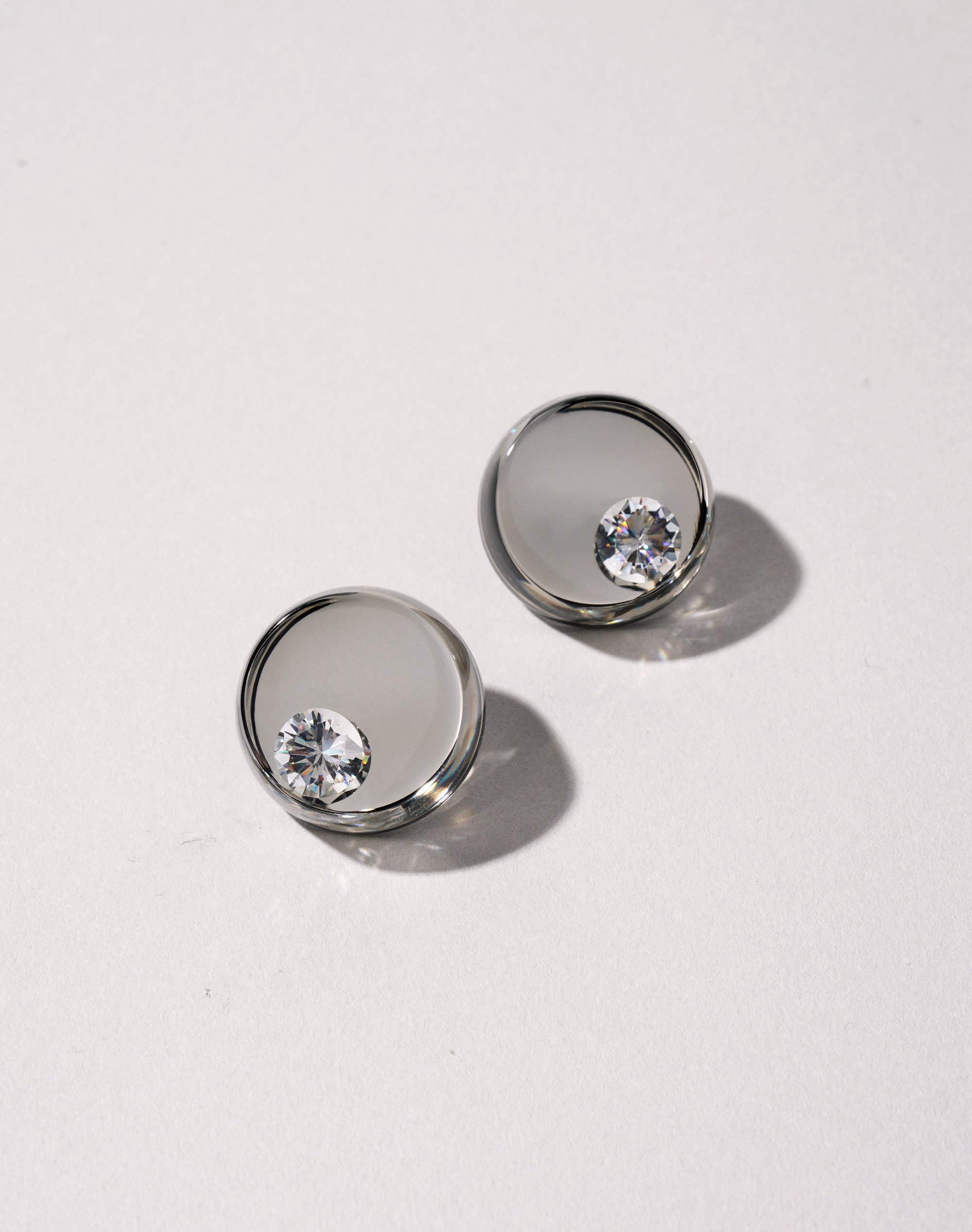 Glam Earring 3 Msize silver - JUTIQU | ジュティク ONLINE SHOP