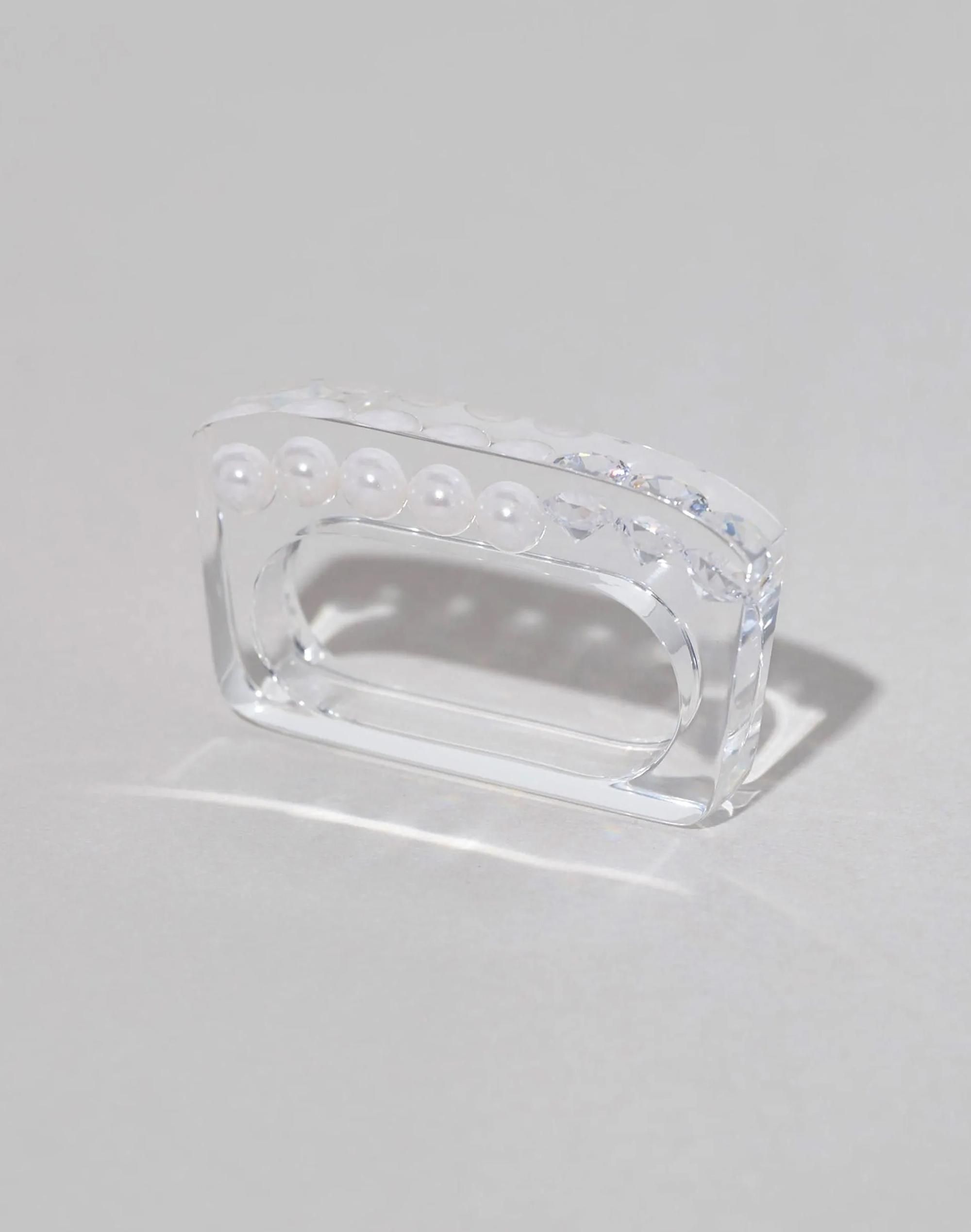 Luxe Double Ring 2 _ white