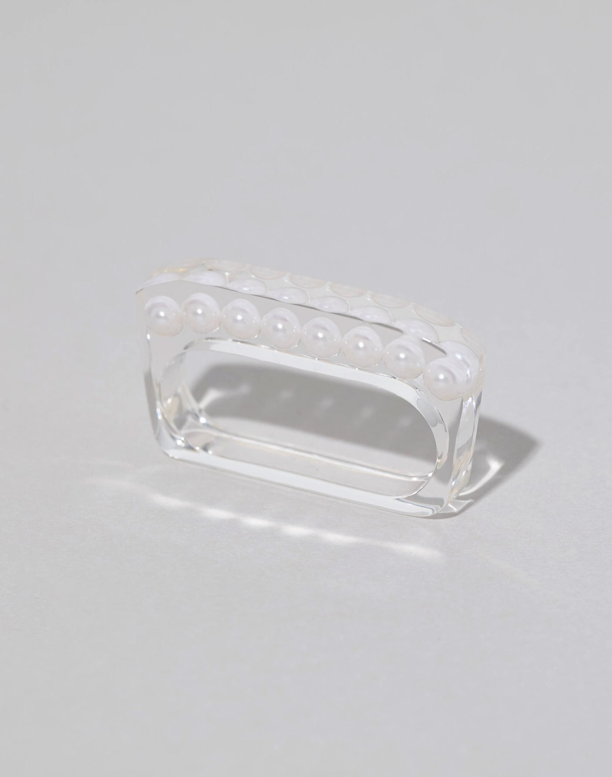 Essence Double Ring 3 _ white