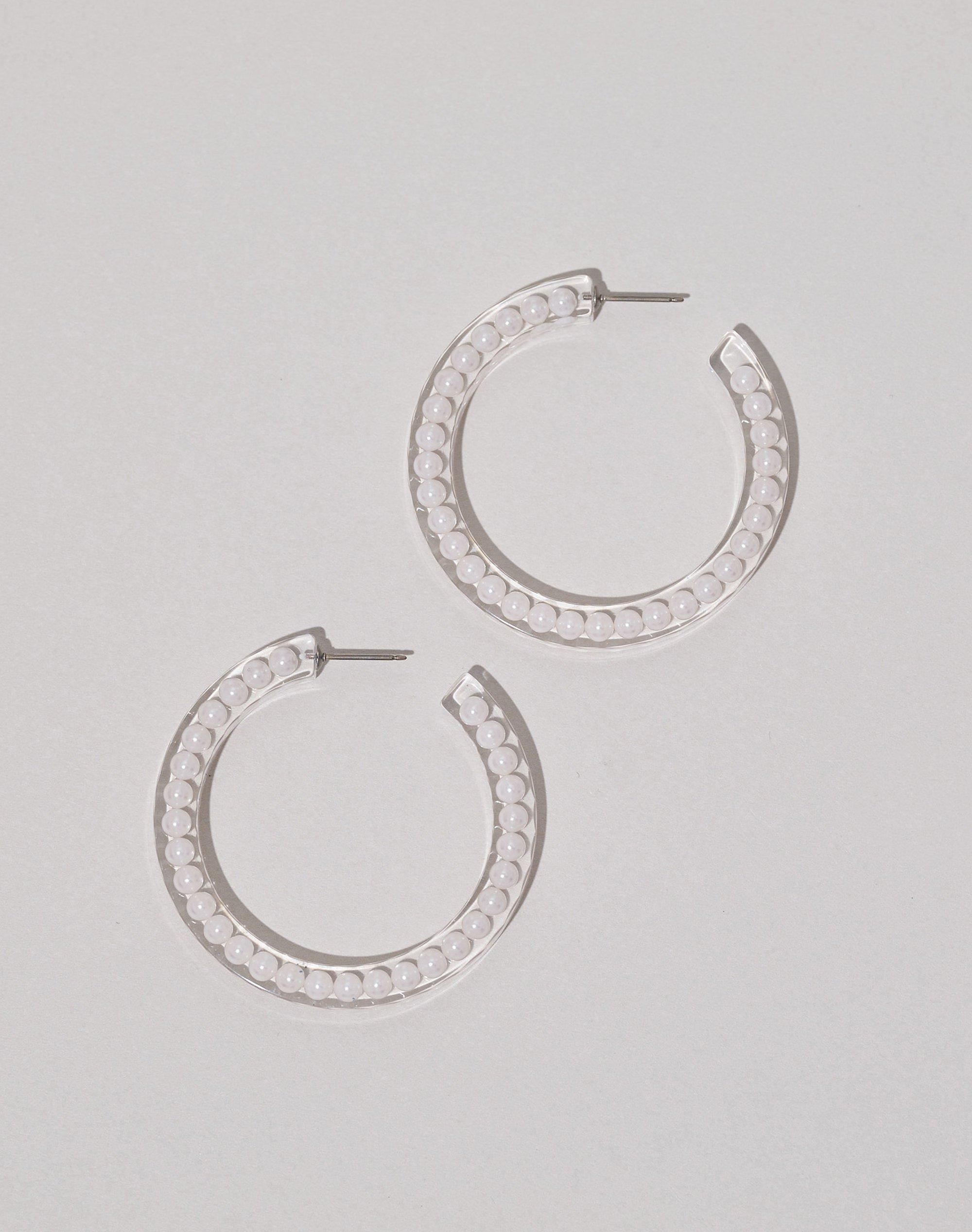 JUTIQU ジュティク Essence Earring 1 _ XL size _ white - JUTIQU | ジュティク