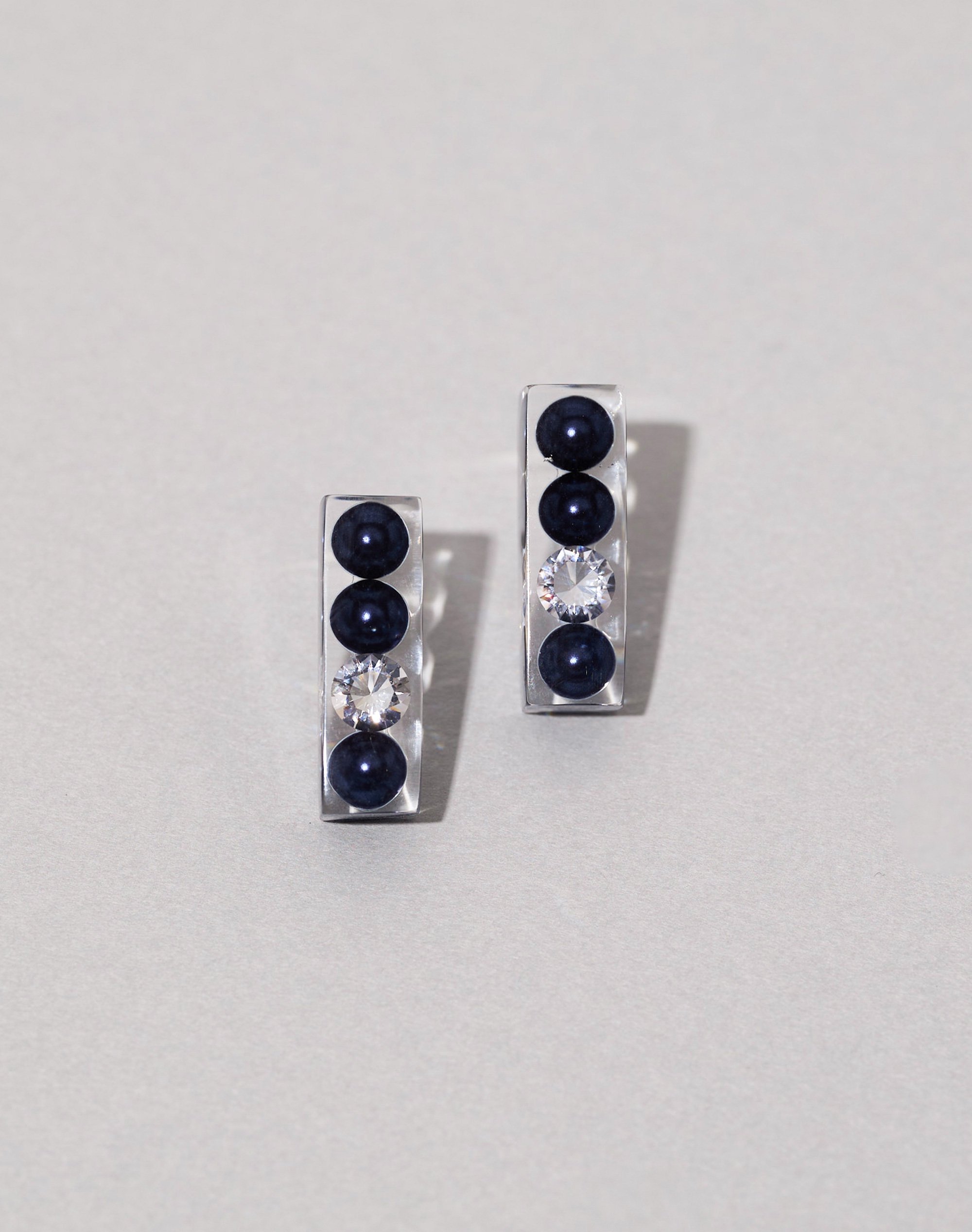 Luxe Earring 3 _ S size _ navy