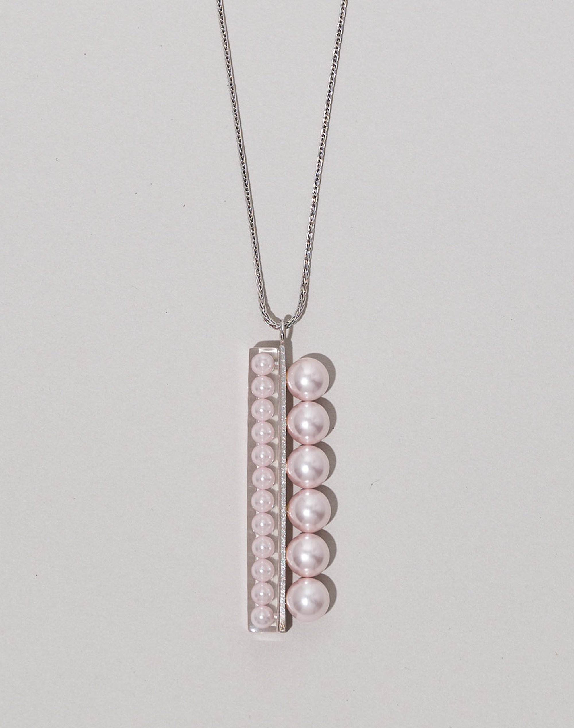 Essence Silver Plus Necklace 4 _ S size _ sakura