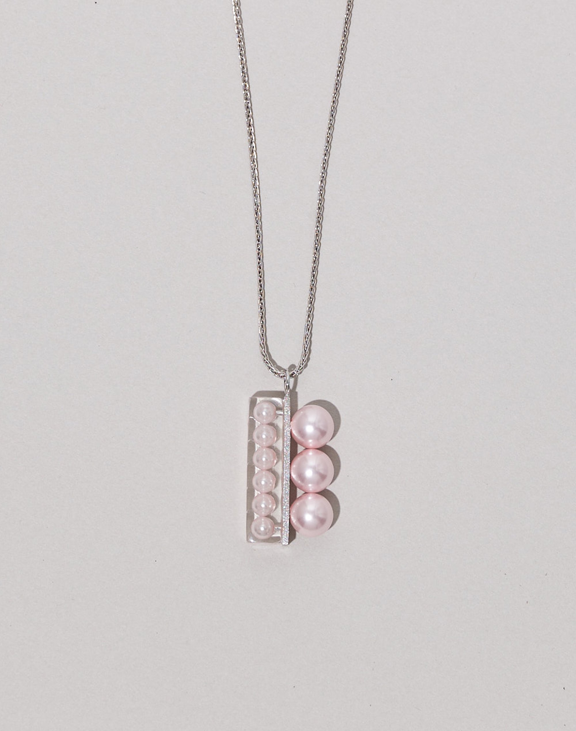 Essence Silver Plus Necklace 3 _ S size _ sakura