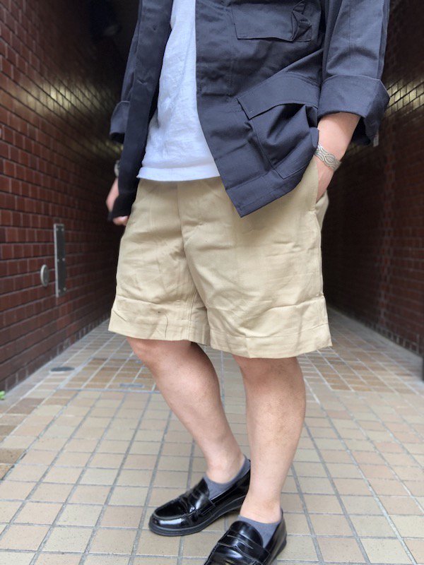 DEAD STOCK】 50's French Army Chino Shorts 