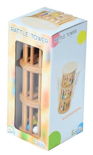 ラトル タワー Edute 木のおもちゃ - 木のおもちゃ Ｂｒｏｏｋ(ぶるっく)