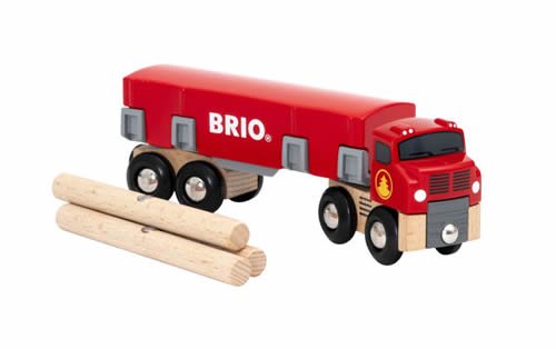 ランバートラック　BRIO　スウェーデン　木製レール　ブリオ - 木のおもちゃ　Ｂｒｏｏｋ(ぶるっく)