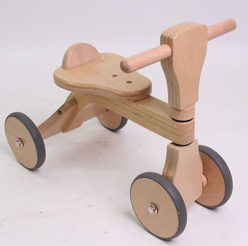 ファーストウッディバイク 木のおもちゃ（はじめての木製バイク） - 木