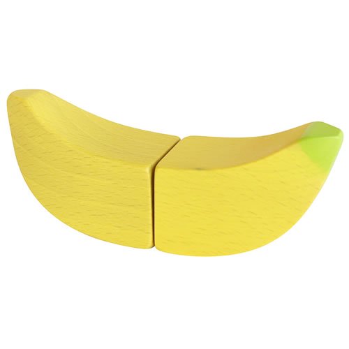 完熟　バナナ　エドインター　木のおもちゃ　サクサク食材　マジックテープ - 木のおもちゃ　Ｂｒｏｏｋ(ぶるっく)