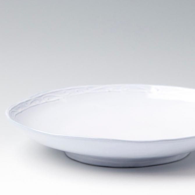 フランスブロカント お皿2枚 Limoges Ku0026G luneville 青のプレート フランス アンティーク 皿