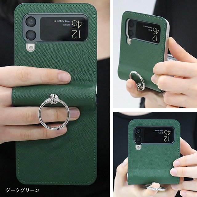 サフィアーノレザー Galaxy Z Flip 5G専用ケース - スマホカバーの通販 ...