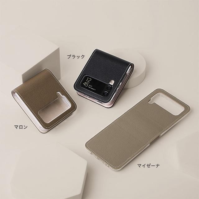 フルグレインレザー Galaxy Z Flip 5G専用ケース - スマホカバーの通販