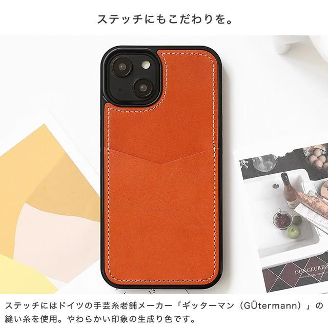 イタリアンレザーチョコ■スマホケース■カードポケット×1 イタリアンレザーチョコ□スマホケース□カードポケット×1