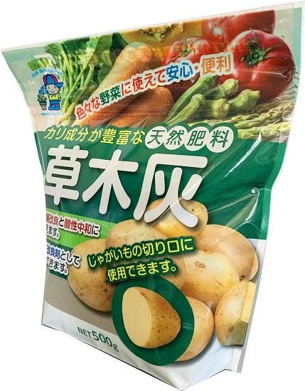 草木灰　500g - 培養土、用土、腐葉土、肥料、園芸資材｜あかぎ園芸