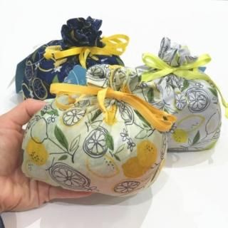 Sun Marry<br>携帯パジャマ<br>レモン ネイビー<br>
