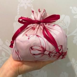 プレゼントにも♪<br>携帯パジャマ<br>リボン<br>ピンク