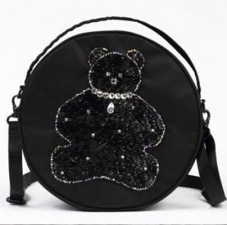 Lou Lou Collection<br>ルルコレクション<br>テディベアポシェット<br>ブラック