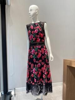 レディース新品 タダシショージ Tadashi shoji ストレッチ ワンピース